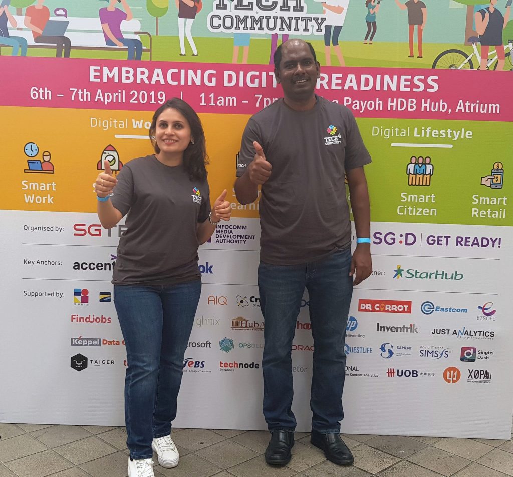 Shweta & Senthil - tec4community volunteer